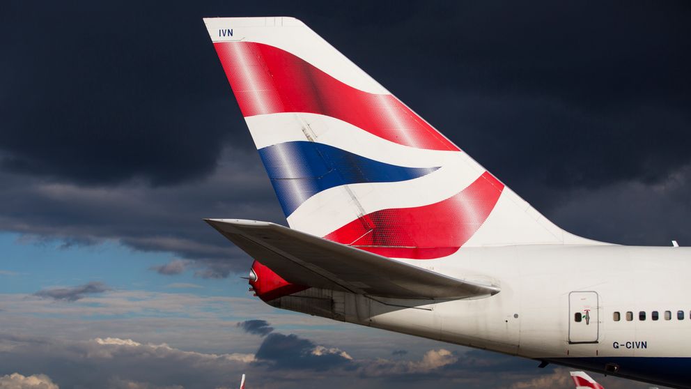 British Airways planes at Heathrow Airport