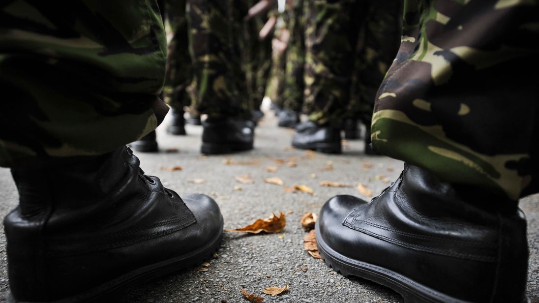 British army personnel