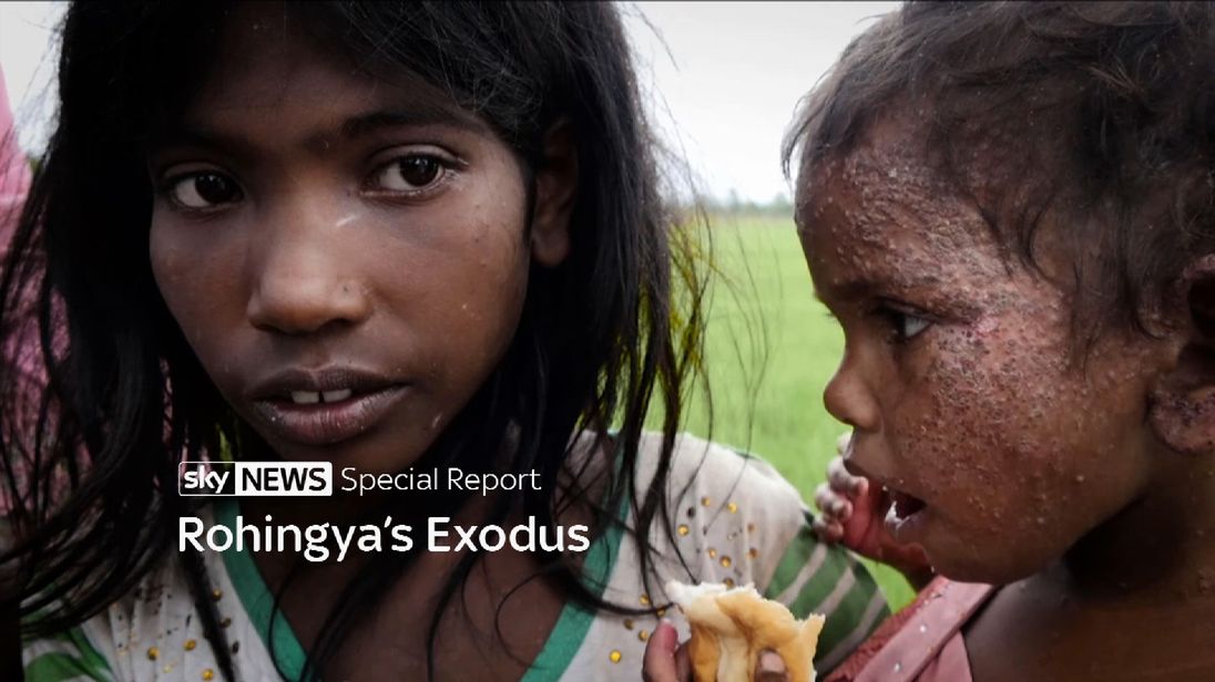 Rohingya child refugees (special title).