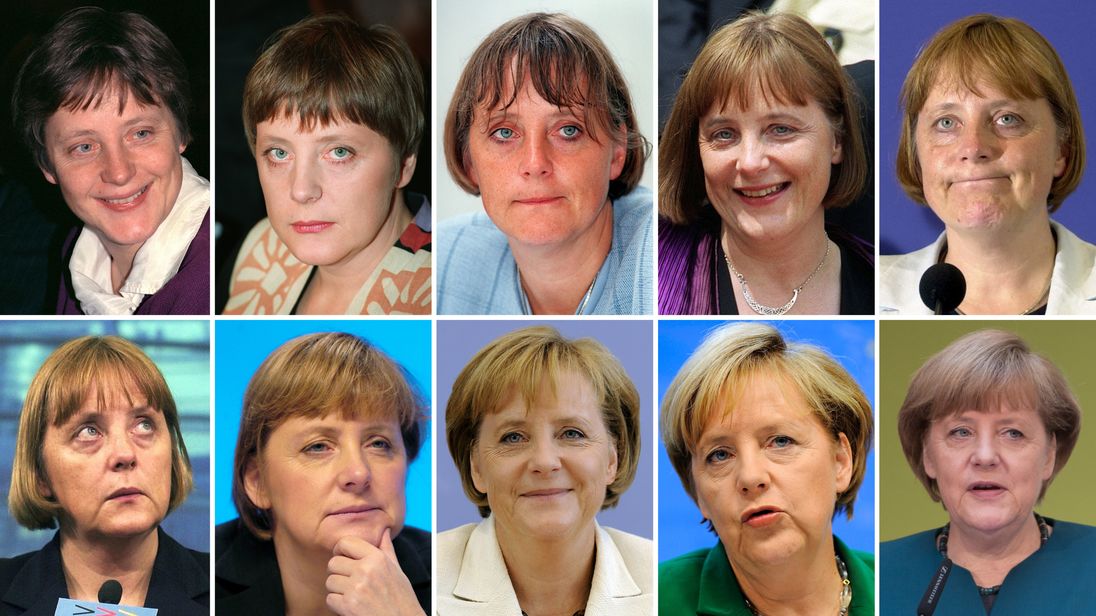 Mrs Merkel from 1991 to 2013