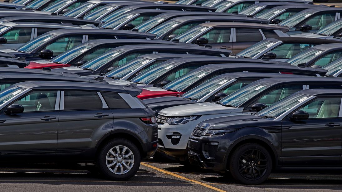 Jaguar Land Rover site in Halewood, Knowsley, Merseyside