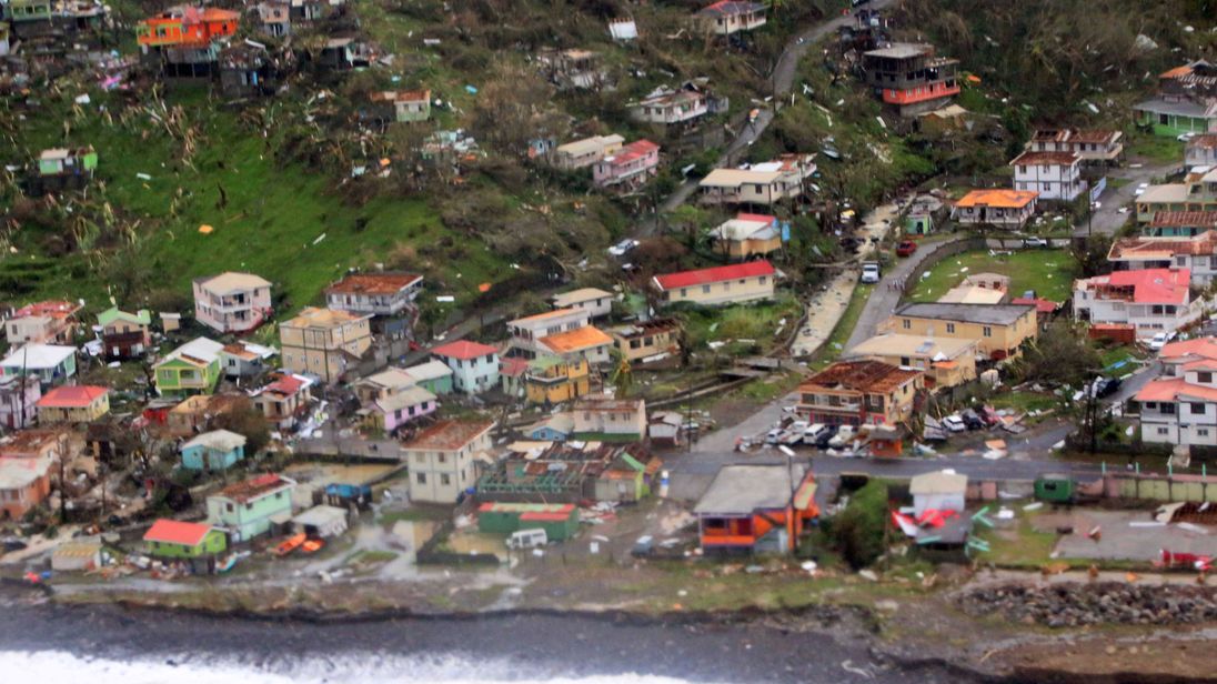 15 dead and 20 missing on Dominica after Hurricane Maria