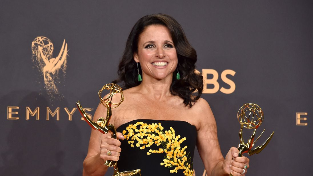 Julia Louis-Dreyfus won the Emmy for outstanding comedy actress for her role in Veep