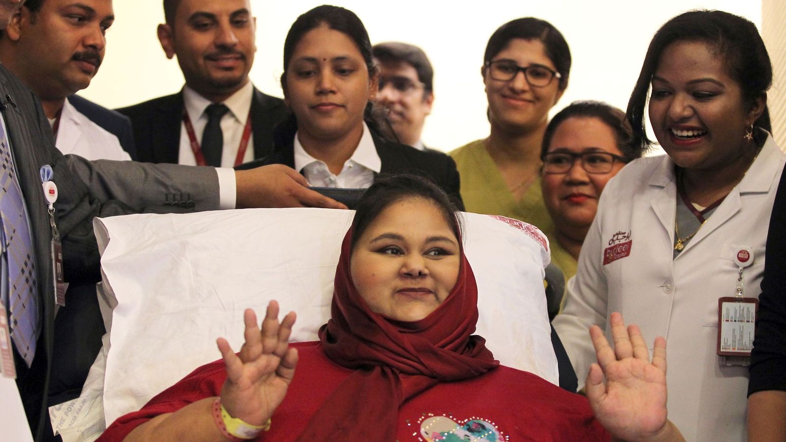 Worlds Heaviest Woman Eman Ahmed Dies In Abu Dhabi Aged 37 World News Sky News 