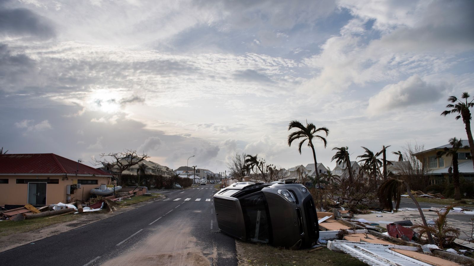 Briton 'almost killed' by washing machine as Hurricane Irma hit British ...