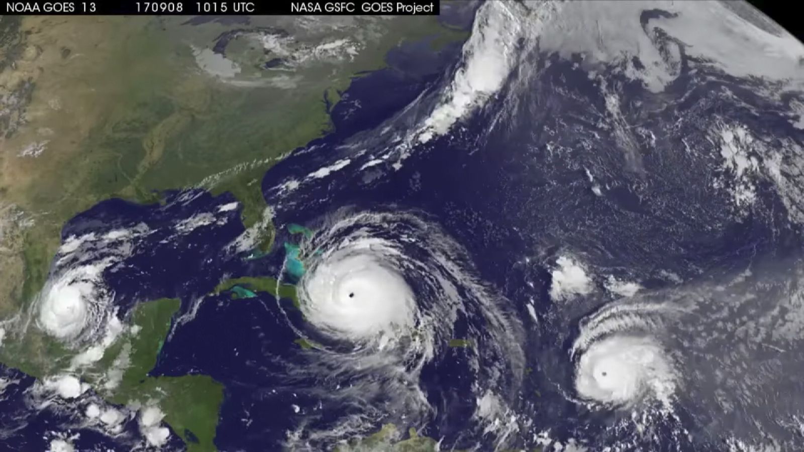 Nasa Tracks Path Of Three Hurricanes Over 72 Hours Science And Tech