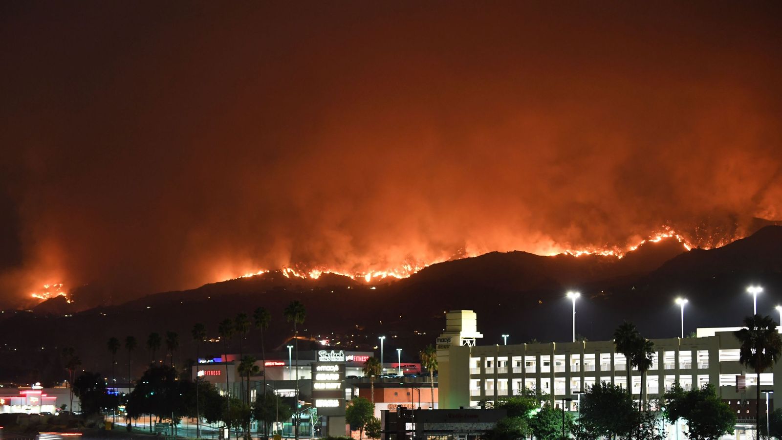 Homes evacuated in Los Angeles's 'largest fire in history' World News