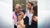 Tessa Jowell and her family