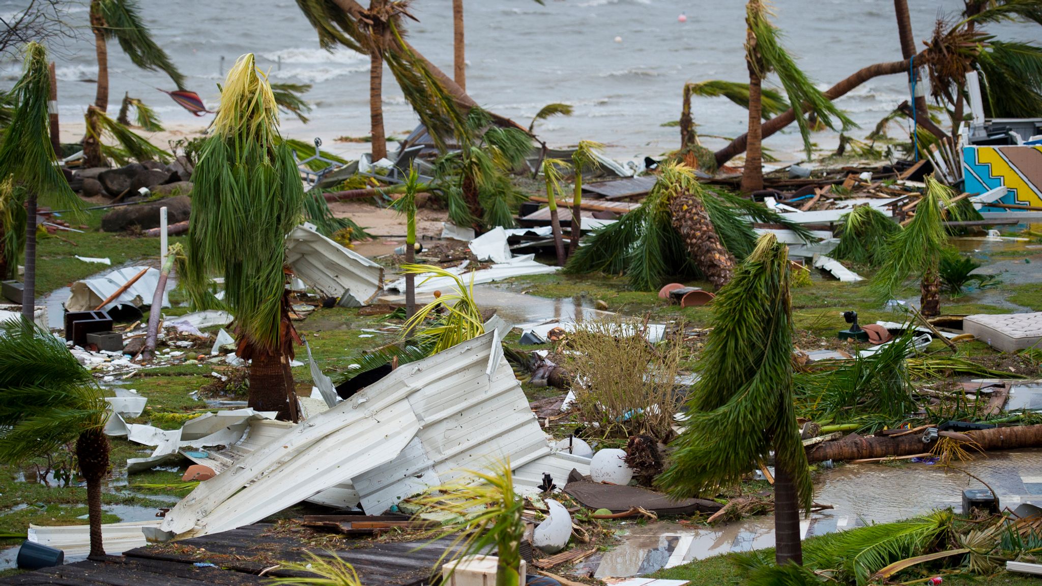 Hurricane Irma Batters Caribbean Islands As Jose Upgraded To Category 