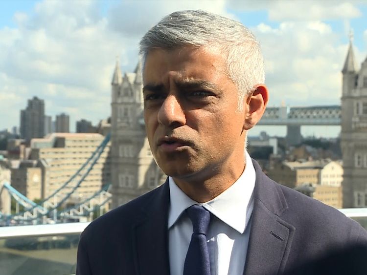 Sadiq Khan advises calm after explosion on a tube at Parsons Green tube station