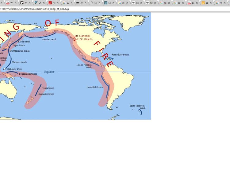 The Ring of Fire, along which 90% of the world&#39;s earthquakes occur