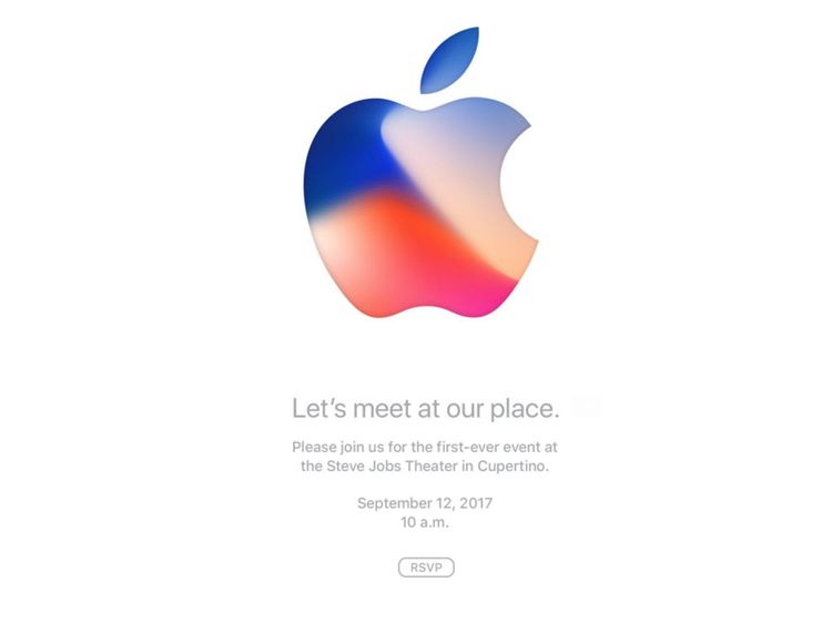 An invite being sent for the launch event