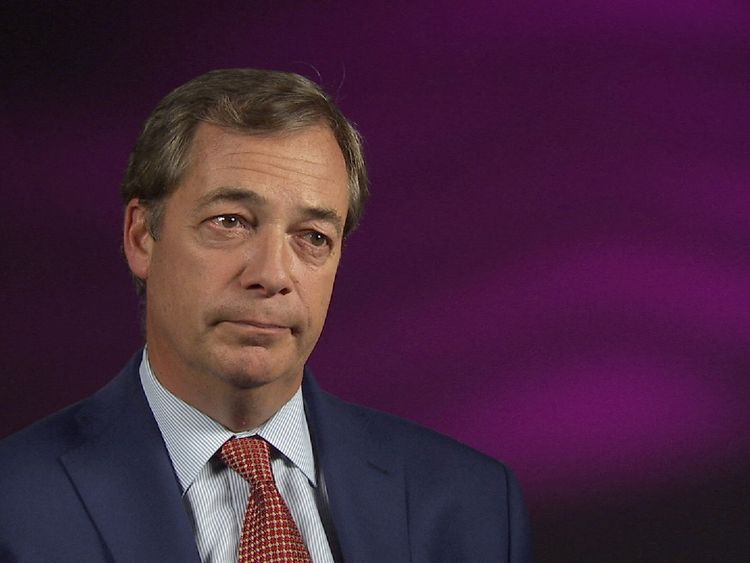 Nigel Farage is not happy about the way Brexit is shaping up