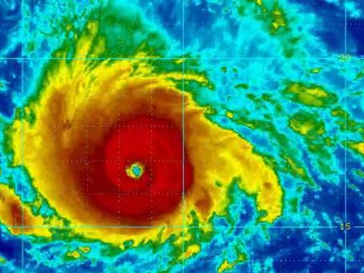 Hurricane Irma is approaching the Leeward Islands. Pic: @NHC_Atlantic 