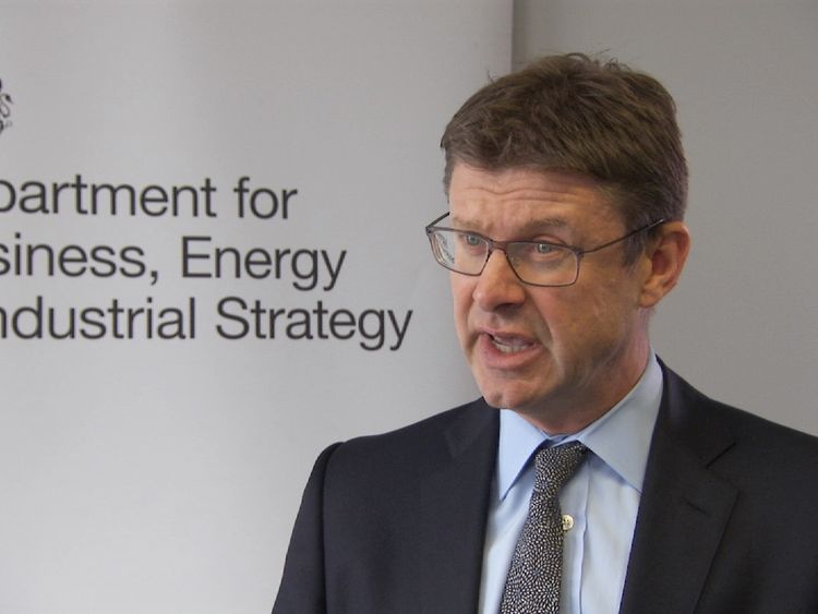 Business secretary Greg Clark MP