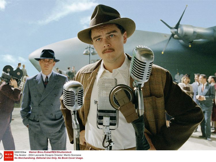 DiCaprio in The Aviator