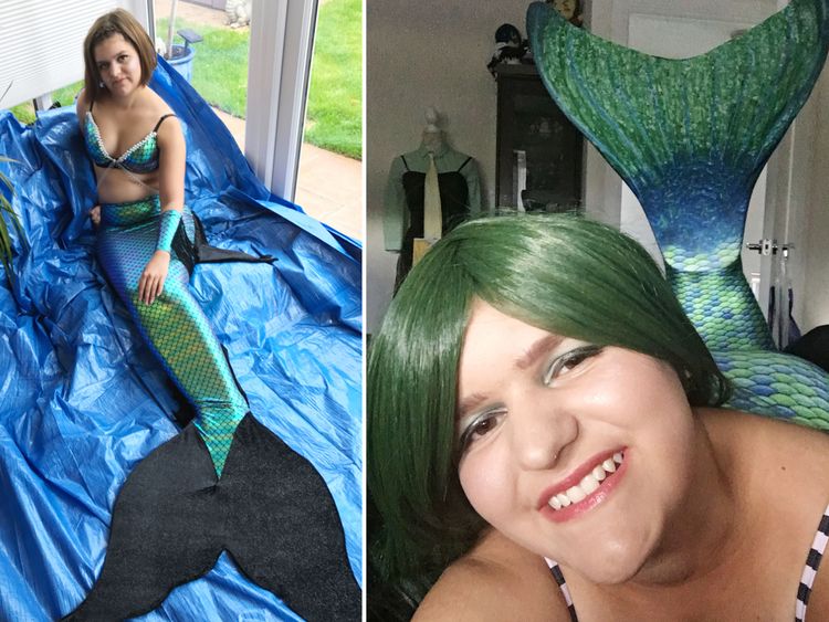 Leia Trigger has been told she cannot swim as a mermaid in public pool in Worcestershire