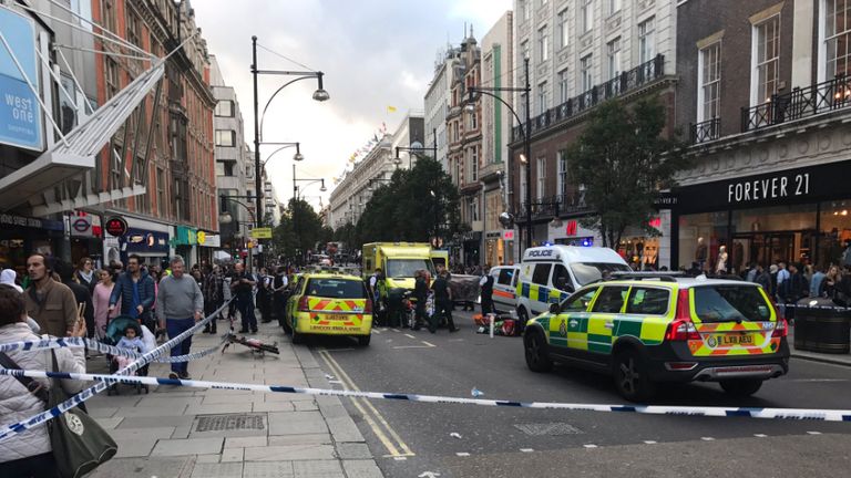 Roads in the area were closed for several hours after the collision. Pic: Rita Alvarez Tudela