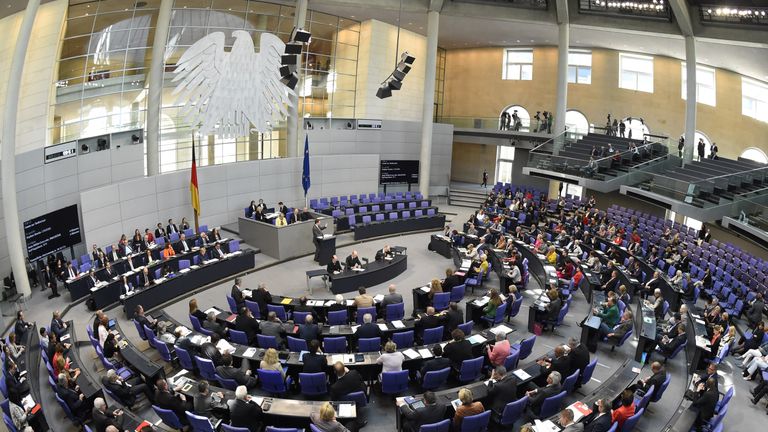 Bundestag chamber