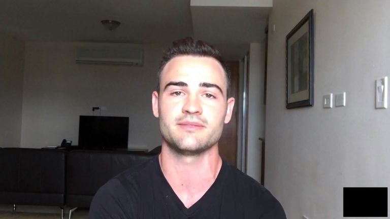 Collabro singer Michael Auger was caught up in Hurricane Irma