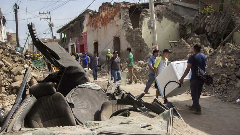 The Forgotten Quake Victims Outside Mexico City 