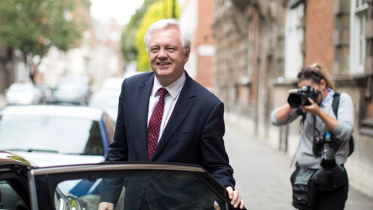 David Davis insists progress has been made in the talks