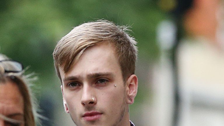 Charlie Alliston, 20, arrives at the Old Bailey in London
