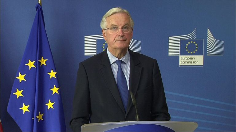 Michel Barnier keen to make progress on Brexit after Theresa May&#39;s speech in Florence