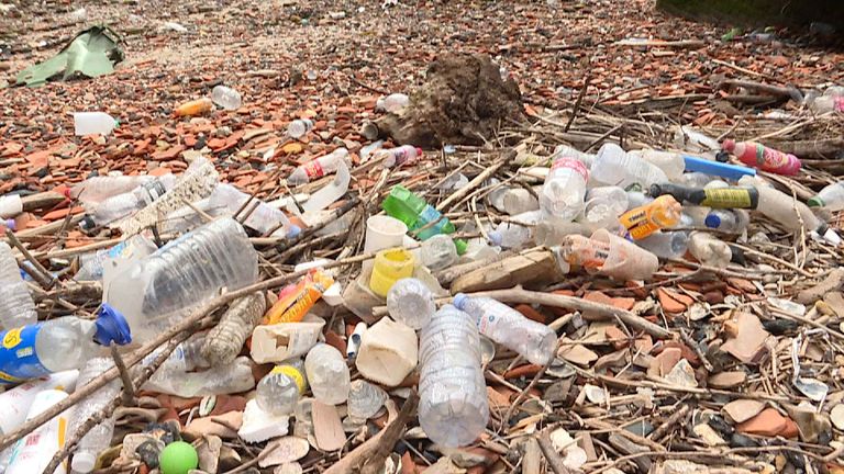 Public volunteers to count plastic bottles washed along shore of Thames