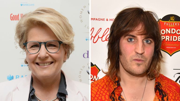 Sandi Toksvig and Noel Fielding
