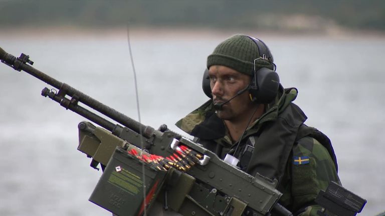 Thousands of troops have taken part in Aurora 17 exercises on the island of Gotland