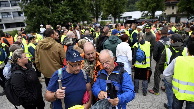 Hundreds of volunteers turned out on Saturday to search for the nine-year-old