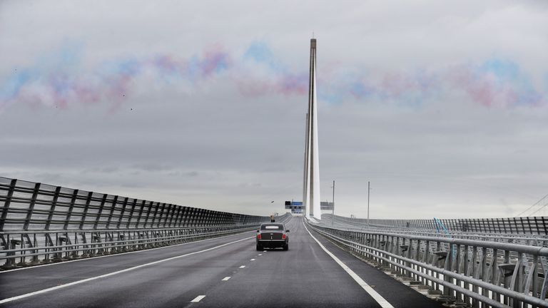 Queensferry Crossing: Queen Opens 'breathtaking' Tallest Bridge In UK ...