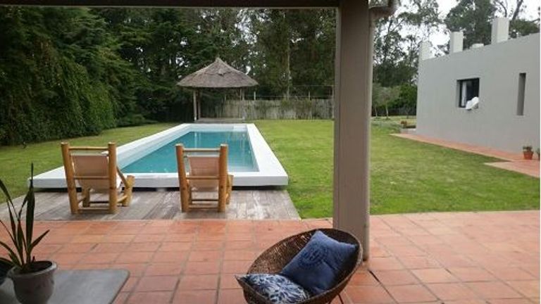 The swimming pool at Salve in the seaside resort of Punta del Este. Pic. Uruguay interior ministry