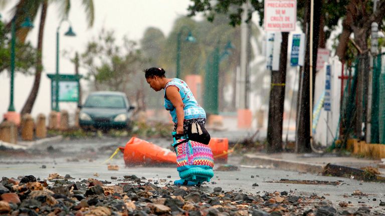 Three people have been killed by Irma in Puerto Rico