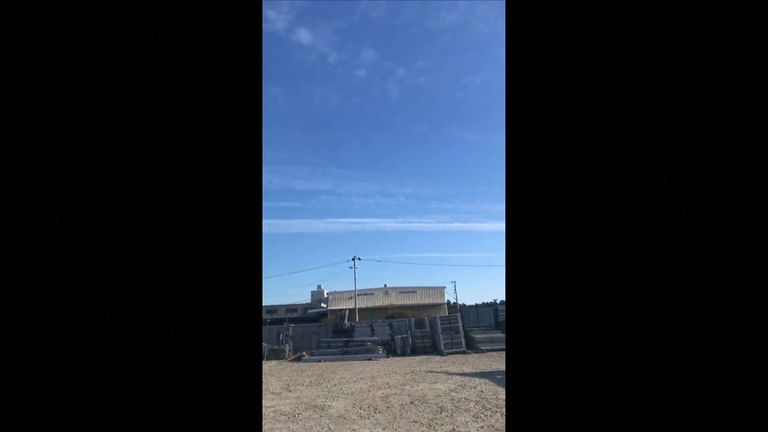 Siren in Japan after missile launch by North Korea