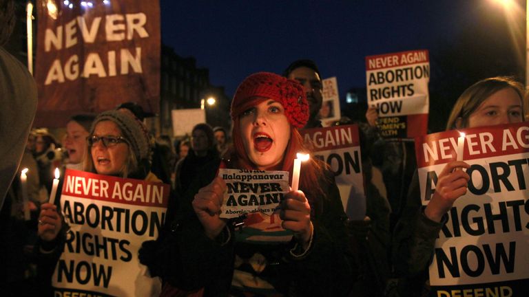 Abortion was thrust into the spotlight in Ireland after the death of Savita Halappanavar