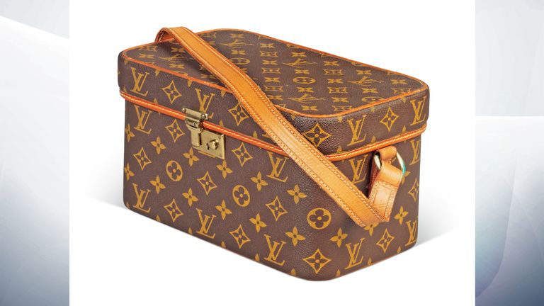 LOUIS VUITTON LEATHER TRAIN CASE, 1950-1960s sold at auction on