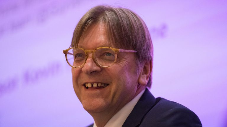 EU negotiator Guy Verhofstadt mocks Brexiteers with offer of blue ...