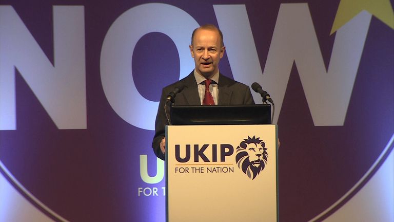 Henry Bolton is announced as UKIP leader