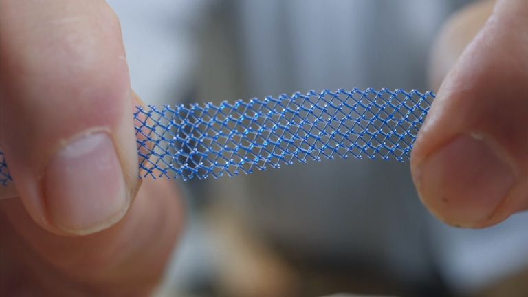 The vaginal mesh that was fitted to tens of thousands of women, leading some to suffer pain