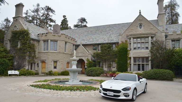 Hefner&#39;s Playboy Mansion in Los Angeles, California