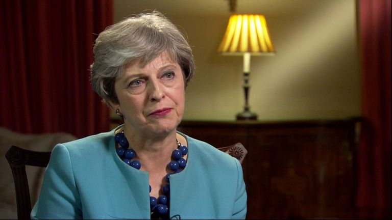 Theresa May comments on US tariffs on Bombardier