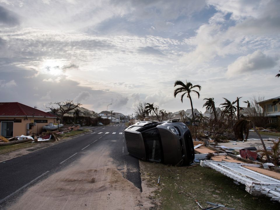 Briton 'almost killed' by washing machine as Hurricane Irma hit British ...