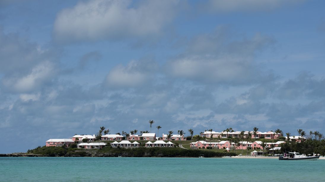 A resort near Long Bay Beach June 22, 2017 in Somerset, Bermuda. / AFP PHOTO / DON EMMERT (Photo credit should read DON EMMERT/AFP/Getty Images)