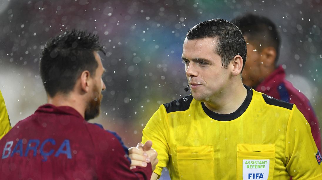 Tory MP Douglas Ross and Lionel Messi