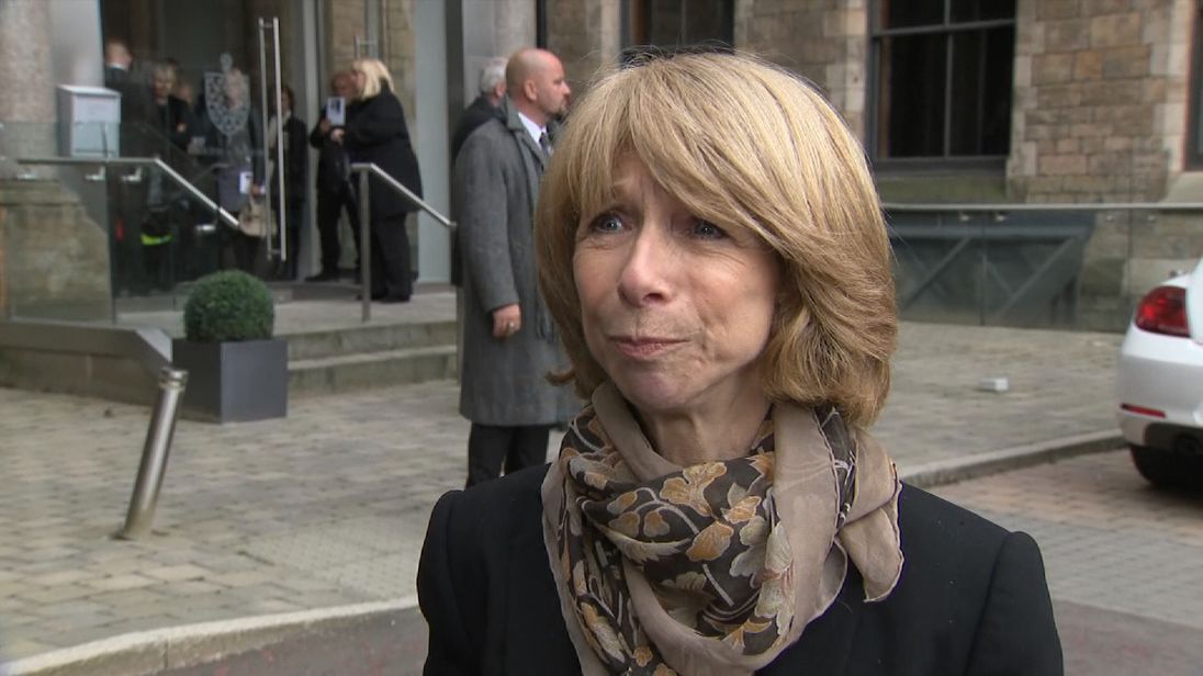 Helen Worth remembers Coronation Street co-star Liz Dawn at her funeral