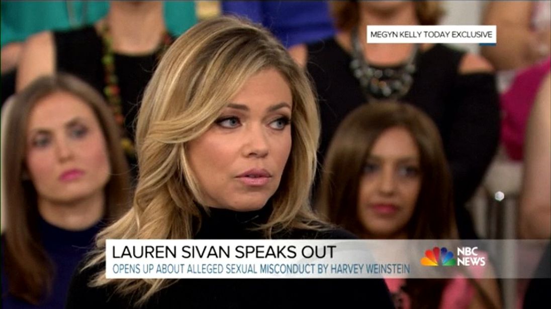 Former news anchor Lauren Sivan describes alleged sexual misconduct by Harvey Weinstein