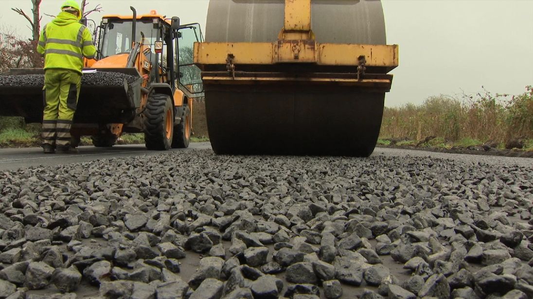 Plastic Bottles And Bags Recycled To Build Roads