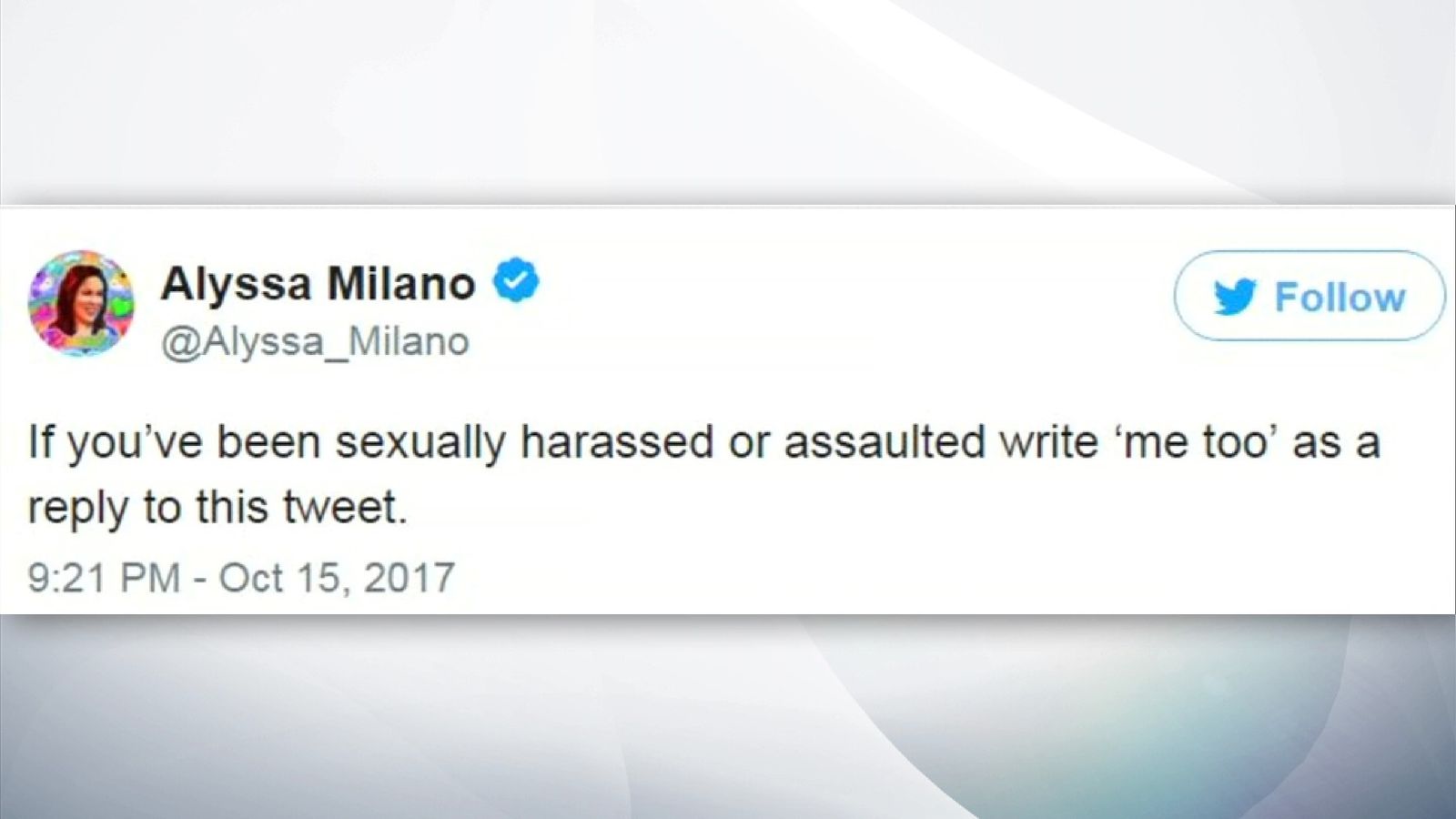 Alyssa Milano MeToo gives all women a voice US News Sky News